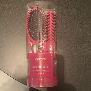 Professional Quality Pink Hair Brush Set